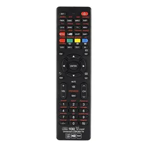 Universal one button paired RM-L1130+V LCD/LED TV remote control use for all brand