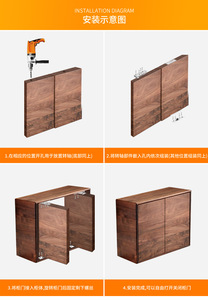 Bisagra Universal de Acero Inoxidable con Eje Giratorio de 360 Grados y Diseño de Eje Oculto para Gabinetes de Cocina - Moderna, Duradera y Fácil de Instalar - Product Image 2