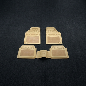 พรมปูพื้นรถยนต์ Kia Clarus 3D แบบสากล สีเบจ ครึ่งพรม ครึ่งยาง - Product Image 3