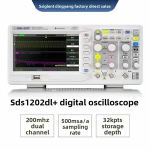Osciloscopio Digital SIGENT SDS1202DL+ de 120MHz de Ancho de Banda, Doble Canal, 1Gsa/S, Resolución de 4 Bits, con 1 Año de Garantía - Product Image 2