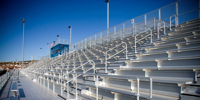 Tribunes portables en aluminium avec roues, 3 à 5 rangées, gradins mobiles pour événements sportifs en plein air, sièges de banc anti-UV