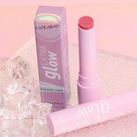Baume à lèvres teinté hydratant HANDAIYAN Extra Glow, soin double couleur, tube violet clair, gloss brillant, OEM ODM