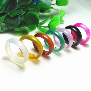 JD GEMS 도매 천연석 마노 반지 고품질 원석 반지 여성 및 남성 데일리 착용에 이상적 - Product Image 2