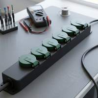 Multiprise extérieure personnalisable de haute qualité IP44 250V EU, prise d'extension extérieure 16A, prise Schuko étanche