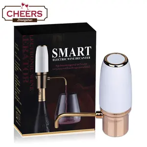 New Arrivals Smart Electric Wine Aerator Decanter And Automatic Wine Pourer 2 In 1 USB Charging Wine Oxidizer Dispenser