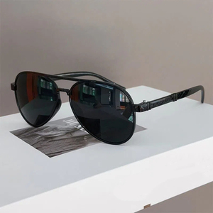 Lunettes de soleil de luxe tendance 2025, classiques, résistantes aux UV, pour hommes, conduite, cyclisme, activités de plein air - Product Image 1