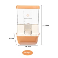 Mangeoire automatique par gravité pour animaux de compagnie, distributeur d'eau, ensemble de bouteilles d'eau, mangeoire automatique anti-basculement, bol pour lapin chinchilla cochon d'inde