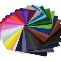 Feutre non tissé aiguilleté respirant et écologique à prix abordable, coloré, fait main, 2mm 4mm 6mm 8mm, 100% polyester