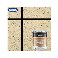 Revêtement liquide en acrylique imitation marbre écologique KOBG pour les murs intérieurs et extérieurs de la maison, imperméable, couleurs personnalisées