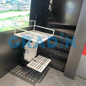Lift Barang Tangga 200kg, <span class=keywords><strong>Elevator</strong></span> Barang, Lift Tangga Tipe Lengkung, Lift Tangga Lurus, Dumbwaiter, <span class=keywords><strong>Platform</strong></span> Miring - Product Image 2
