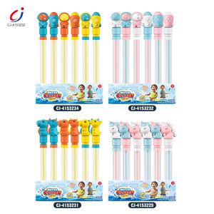 Chengji новый дизайн для девочек Летний Пляжный интерактивный счастливый игровой 2 вида цветов мультфильм ракета Макарон ручной насос розовый водяной пистолет - Product Image 6