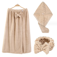Ensemble de Serviettes de Bain Haut de Gamme Personnalisé, Doux, Anti-Peluche, Coffret Cadeau de Luxe