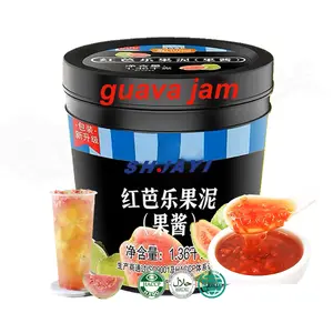 The Most Popular Guava Jam With Fresh Pulp Fruit Jam Puree For Bread Ice Cream Fruit Milk Bubble Tea Ingredient