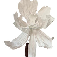 Installation d'art géante en papier moderne artisanale sur mesure en gros - Décoration de fond de mariage et d'événements de luxe