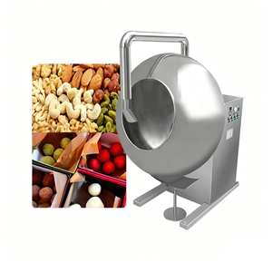 Máquina automática de recubrimiento de dulces de acero inoxidable SPK-1000 para cacahuetes, almendras, azúcar, chocolate, frutos secos y frutas. Condición: Nuevo. - Product Image 1