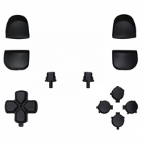 Manette noire PS5, ensemble complet de boutons, D-pad, boutons d'action, Share, R1R2, L1L2, boutons de manette pour accessoires de jeu Playstation5
