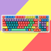 Windbreaker Keycaps Durable Pbt 129 Keys Dye-Sub Cherry Profile Keycaps for 61/87/104/108 Mx Switch Mechanical Keyboard