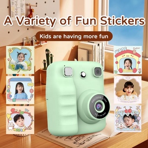 Kado Ulang Tahun Anak Kamera Instan dengan Sensor Pencitraan CMOS dan Printer Termal Tipe Media MicroSD untuk Fotografi - Product Image 6