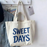 Sac fourre-tout en toile personnalisé, élégant imprimé de peonies chinoises, sacs de courses écologiques réutilisables