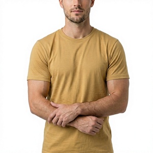 Camiseta Casual de Algodón Premium para Hombre, Camisetas Lisas de Manga Corta con Cuello Redondo para Hombre, Fabricante de Ropa Personalizada al por Mayor - Product Image 1