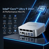 Nuevo Mini PC Soayan con SSD, Intel Core Ultra 9 285H, IA, DDR5, WiFi 6, Triple Pantalla, OEM, ODM, Directo de Fábrica