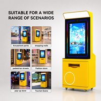 Machine de photomaton interactif virtuel IA, kiosque de portrait en libre-service avec écran tactile pour événements en centre commercial