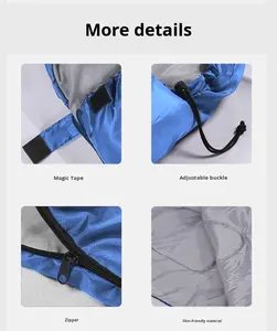 <span class=keywords><strong>Enveloppe</strong></span> Pliante Camping En Plein Air 4 Saisons Ultraléger Compact Sac De Couchage Chaud Randonnée Étanche Personnalisé Confort Coton Adulte - Product Image 5