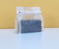 Sachets refermables biodégradables à fond plat pour aliments, bonbons, résistants à la déchirure, en PET/VMPET Mylar, pour nouilles, grains de café, thé, noix, snacks, gelée