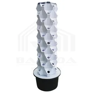 6 Layers 60L 36 Holes Diy Vertical Plant Grow Hydroponic Tower Kit For Home