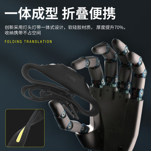 Headlamp H306 Rechargeable 1200mAh LED Light Sensor <b>Mining</b> <b>Lamp</b> Headband Style - Product Image 4