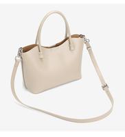 Sac fourre-tout de loisirs élégant pour femmes en cuir véritable Durable Simple Weekender Casual Life Sacs à main