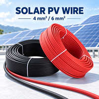 Einadriges Solar-PV-Kabel 4mm2 6mm2 Verzinntes Kupfer XLPE-Draht 1500V DC für Kommerzielle Solaranlagen