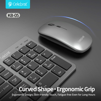 KP-05 Wireless Slim Gaming Keyboard and Mouse Combo 2.4G Rechargeable Ultra Thin Ergonomic Set