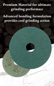 <span class=keywords><strong>Disque</strong></span> abrasif en fibre céramique à trous ronds de 4,5 pouces avec fixation auto-agrippante pour ponceuse et meulage de métaux OEM/ODM/OBM - Product Image 3