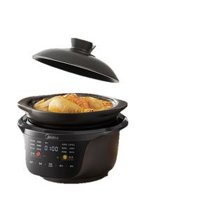 Olla de Cocción Lenta Eléctrica Midea de 4.5L, Control Digital, Programable, para Guisos, Sopas y Papillas, Color Negro - Product Image 2