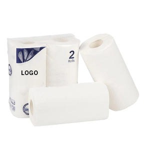 Essuie-tout en papier ménager de qualité supérieure, polyvalent, 3 plis, absorbant, pâte de bois vierge, emballage double volume, blanc, cuisine - Product Image 1