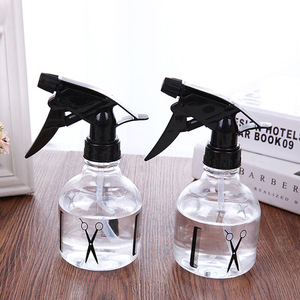 Transparent Hair <b>Styling</b> <b>Spray</b> Bottle 250Ml Reusable With Scissors Design For Salon Use - Product Image 1