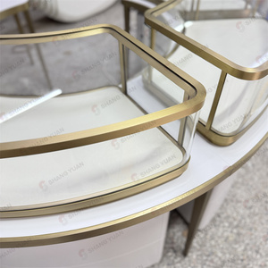 Cao cấp cong vàng trang sức hiển thị bảng sang trọng Vòng Kính Boutique đồ trang sức hiện đại cửa hàng truy cập Showcase cho cửa hàng đồ trang sức - Product Image 3