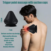 Balle de massage montable avec ventouse, outil de thérapie d'auto-massage des points de déclenchement