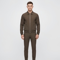 Veste de survêtement OEM personnalisée en coton 100% pour l'hiver, fournisseur en gros de vêtements de sport, survêtement pour hommes pour marques athlétiques américaines, style uni