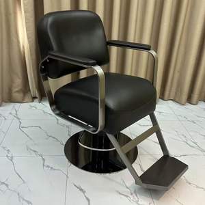 Chaise de salon professionnelle en fer pour barbiers et salons de coiffure, meubles réglables en hauteur pour l'école et la salle de sport - Product Image 1