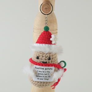 Amigurumi de Ganchillo, Lindo Pulpo de Maíz Positivo, Peluche de Apoyo Emocional, Adorno de Año Nuevo, Llavero - Product Image 5