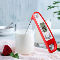 Numérique Thermomètre Alimentaire À Lecture Instantanée Thermomètre à Viande Avec ÉCRAN LCD Rétro-Éclairé Pour La Cuisson AU BARBECUE