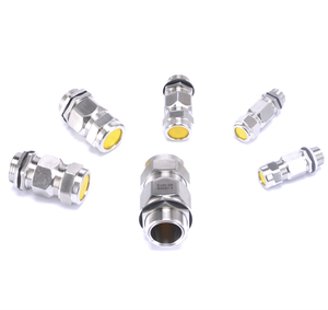 Presse-étoupe blindé antidéflagrant à compression simple EX M20 en cuivre et acier inoxydable 304, indice de protection IP68, certifié ISO9001, <span class=keywords><strong>Millet</strong></span> - Product Image 2