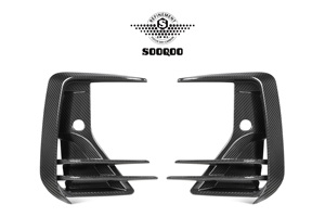 SOOQOO prepres rivestimento di sfiato paraurti anteriore in fibra di carbonio per BMW X3 G01 X4 G02 <span class=keywords><strong>IX3</strong></span> G08 lifting 2022 + - Product Image 2
