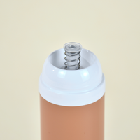 Flacon pompe sans air en PP au design moderne et élégant, emballage cosmétique haut de gamme