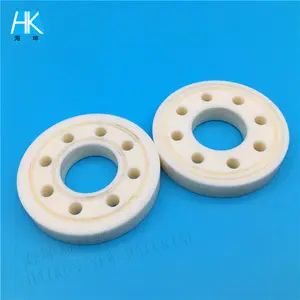 Manufactory wearable machinery Al2O3 alumina ceramic insulator ring link loop