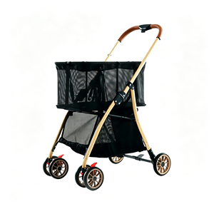 Chariot de courses en maille chromée grande capacité 340L, chariot de supermarché robuste avec roues silencieuses, kit pour usage en épicerie - Product Image 1