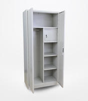 Casiers et armoires métalliques à 2 portes pour bureau commercial avec serrure à clé – Mobilier haut de gamme