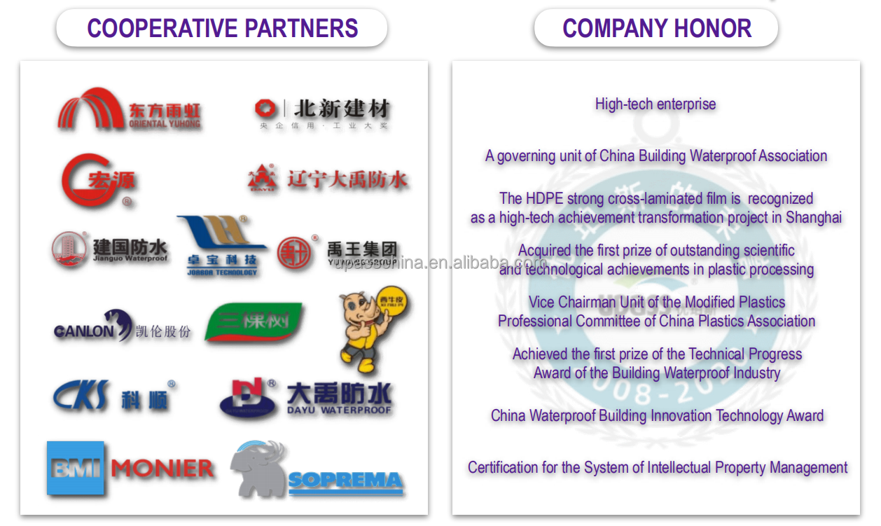 silicone coated PE release film for self-adhesive waterproofing membranes